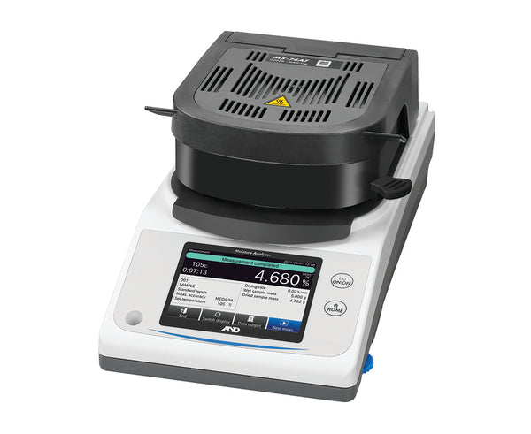 A&D MS-74AT - Moisture Analyser with Touch Screen