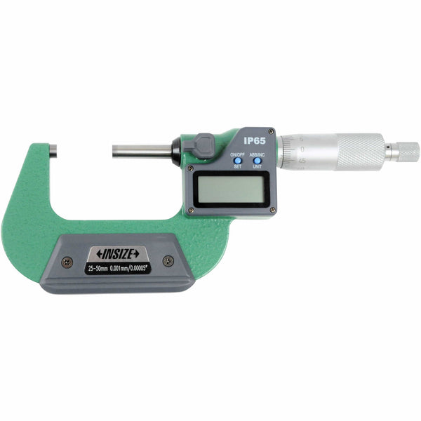 Insize 3108 Series - Waterproof Digital External Micrometers